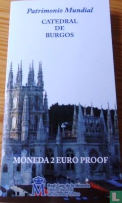 Spanien 2 Euro 2012 (PP - Folder) "Cathedral of Burgos" - Bild 1