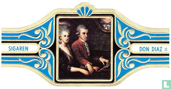 Wolfgang en Nannerl spelen quatre-mains - Afbeelding 1