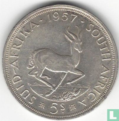 South Africa 5 shillings 1957 - Image 1
