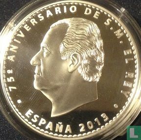 Spain 10 euro 2013 (PROOF) "75th anniversary of King Juan Carlos I" - Image 1