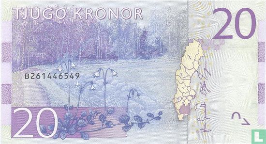 Suède 20 Kronor ND (2015) - Image 2