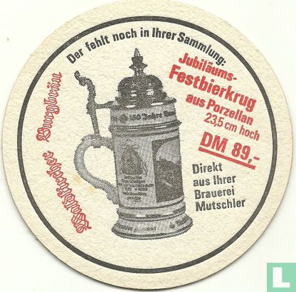 Jubiläums-Festbierkrug aus Porzellan - Afbeelding 1