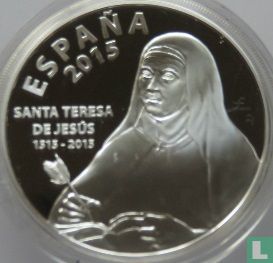Spanje 10 euro 2015 (PROOF) "500th anniversary of the birth of Saint Teresa of Jesus" - Afbeelding 1