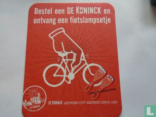 Bestel een De Koninck en ontvang een fietslampsetje