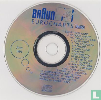 Braun MTV Eurocharts July 1994 - Bild 3