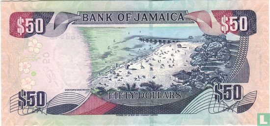 Jamaïque 50 Dollars 2007 - Image 2