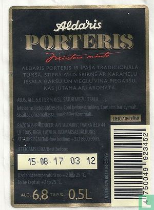 Aldaris Porteris  - Afbeelding 2