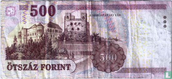 Hongarije 500 Forint 2011 - Afbeelding 2