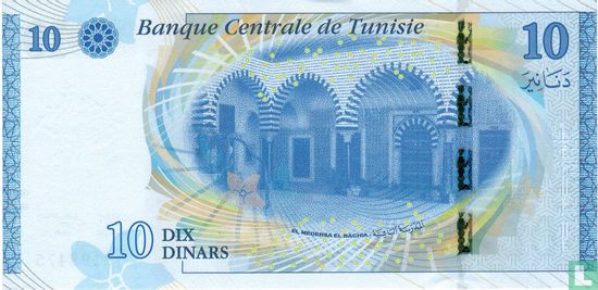 Tunesien 10 Dinars 2013 - Bild 2