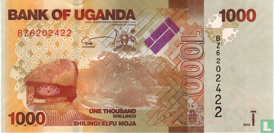 Oeganda 1000 Shillings 2015  - Afbeelding 1