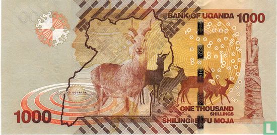 Oeganda 1000 Shillings 2015  - Afbeelding 2