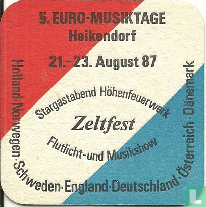 5. Euro-Musiktage Heikendorf 1987 - Afbeelding 1