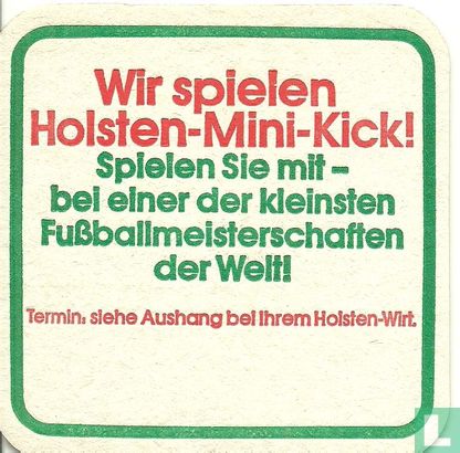 Wir spielen Holsten-Mini-Kick! - Afbeelding 1