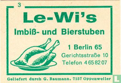 Le-Wi's Imbiss- und Bierstuben