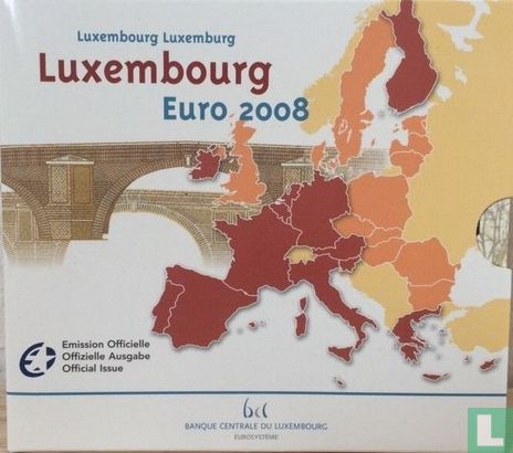 Luxemburg jaarset 2008 - Afbeelding 1