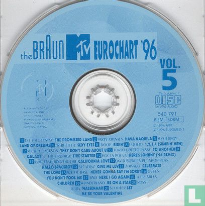 The Braun MTV Eurochart '96 volume 5 - Image 3
