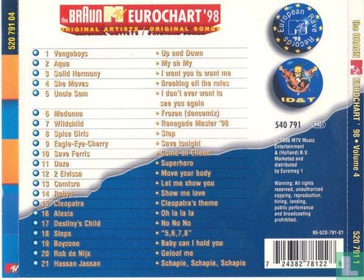 The Braun MTV Eurochart '98 volume 4 - Image 2