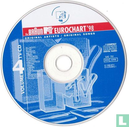 The Braun MTV Eurochart '98 volume 4 - Image 3
