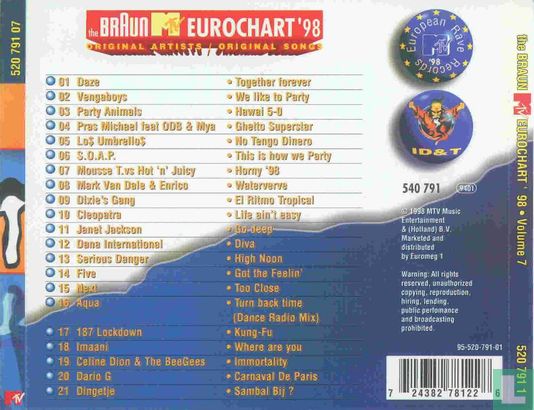 The Braun MTV Eurochart '98 volume 7 - Image 2