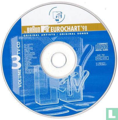 The Braun MTV Eurochart '98 volume 3 - Image 3