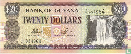 Guyana 20 Dollars - Image 1