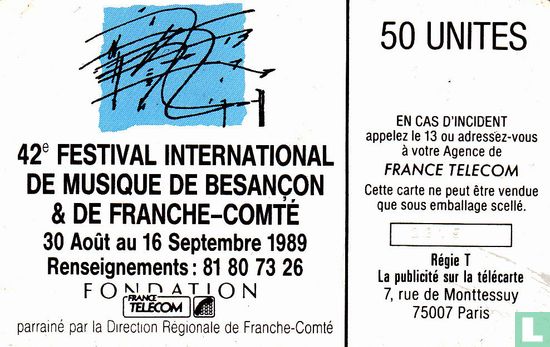 42e Festival International de Musique de Besançon - Afbeelding 2