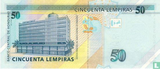 Honduras 50 Lempiras - Image 2