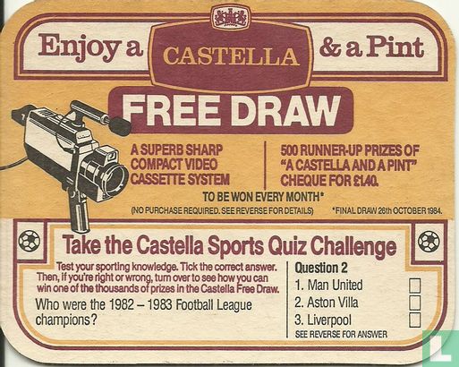 Enjoy a Castella & a pint - Image 1