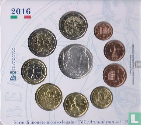 Italy mint set 2016 "150th anniversary of the birth of Benedetto Croce" - Image 2