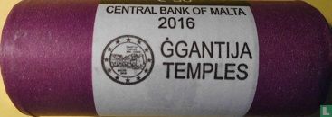 Malta 2 euro 2016 (rol) "Ggantija temples" - Afbeelding 2
