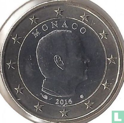 Monaco 1 euro 2016 - Afbeelding 1