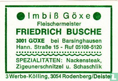 Imbiss Göxe Friedrich Busche