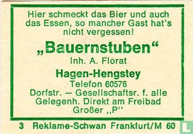 "Bauernstuben" - A. Florat
