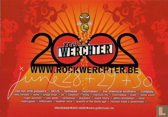 2123 - rock Werchter 2002 - Afbeelding 1