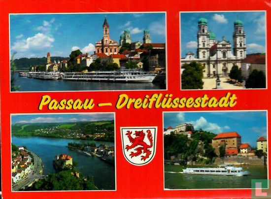  Passau-Dreiflussenstadt 33 schöne Farbfotos - Afbeelding 1