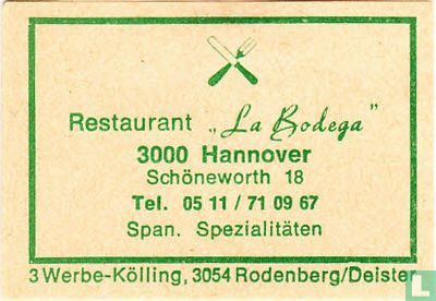 Restaurant 'La Bodega"