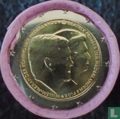 Netherlands 2 euro 2014 (roll) "First anniversary of Willem-Alexander's accession to the throne and abdication of Queen Beatrix" - Image 1