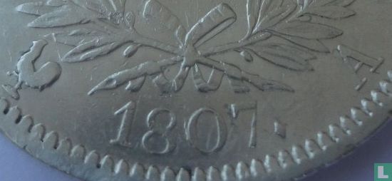 France 5 francs 1807 (A) - Image 3