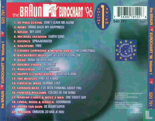 The Braun MTV Eurochart '96 volume 1 - Afbeelding 2