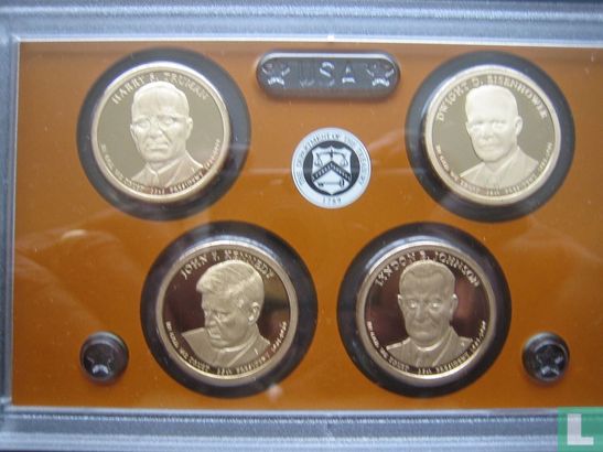United States mint set 2015 (PROOF) "Presidential Dollars" - Image 1