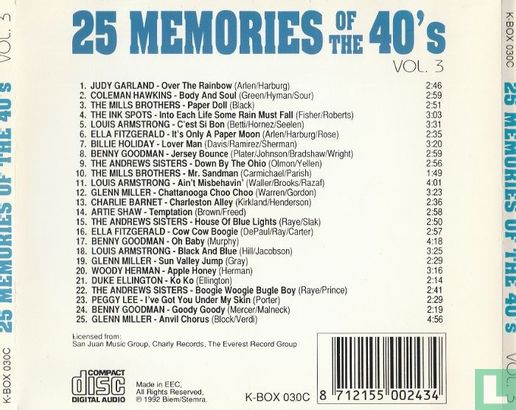 25 memories of the 40's vol.3 - Bild 2