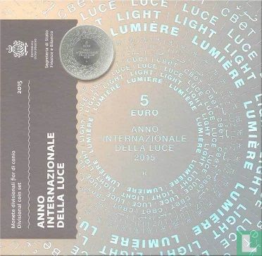 San Marino mint set 2015 "International Year of Light" - Image 1