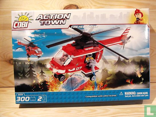 COBI 1473 Action Town  Fire Helicopter