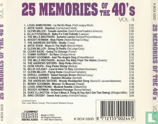 25 memories of the 40's vol. 4 - Afbeelding 2