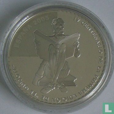 Spain 10 euro 2005 (PROOF) "400th anniversary of the first edition of Don Quixote de La Mancha - The adventure of the windmills" - Image 1