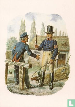 Postaljon Postbezorgers 1827 - Afbeelding 1