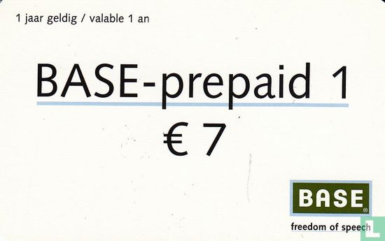 Base-prepaid 1 € 7  - Afbeelding 1
