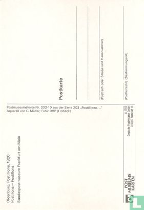Postaljon Postbezorgers 1820 - Afbeelding 2