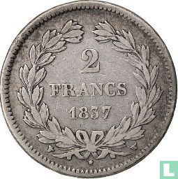 France 2 francs 1837 (W) - Image 1