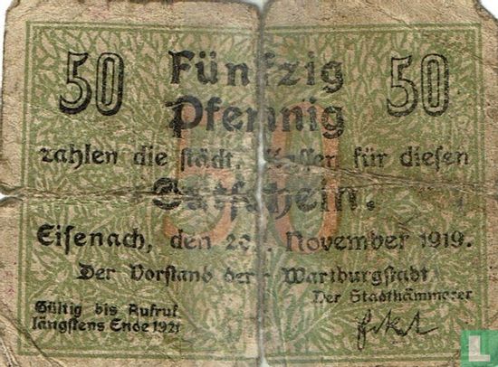 Eisenach, Stadt 50 Pfennig 1919 - Image 1